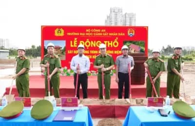 Trường Đại học CSND khởi công xây dựng công trình Nhà tưởng niệm Chủ tịch Hồ Chí Minh