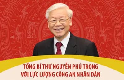 Tổng Bí thư Nguyễn Phú Trọng với lực lượng Công an nhân dân