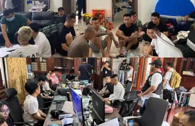 Công an hai nước Việt Nam, Lào phối hợp triệt phá băng nhóm đánh bạc và tổ chức đánh bạc quy mô lớn